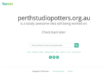 Tablet Screenshot of perthstudiopotters.org.au